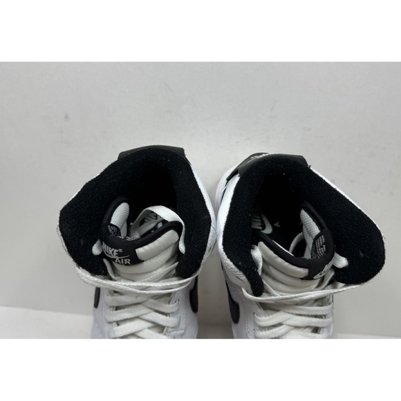 Nike Air Force One High \'07 White Black Leather Men\'s Size 8.5 CT2303–100 main image 7
